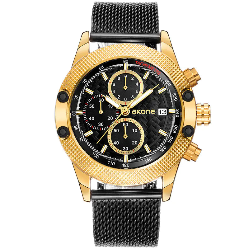 Benyar Quartz Watch - Men's Casual Timepiece